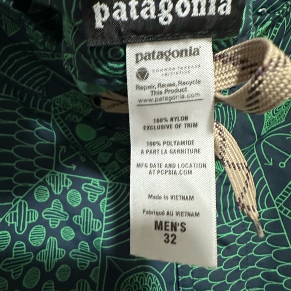 Patagonia Men’s Minimalist Wavefarer Board Shorts - 19" Size 36 NWOT - Picture 7 of 8